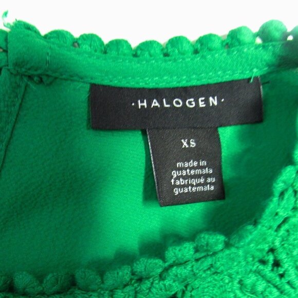 Halogen - Bright Green Sleeveless Top - XS - Picture 3 of 6